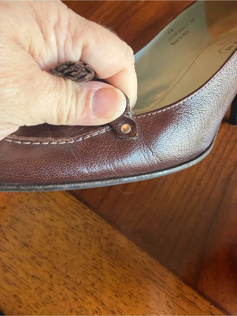 Vintage Coach Brown Tassel Leather Pumps - Women